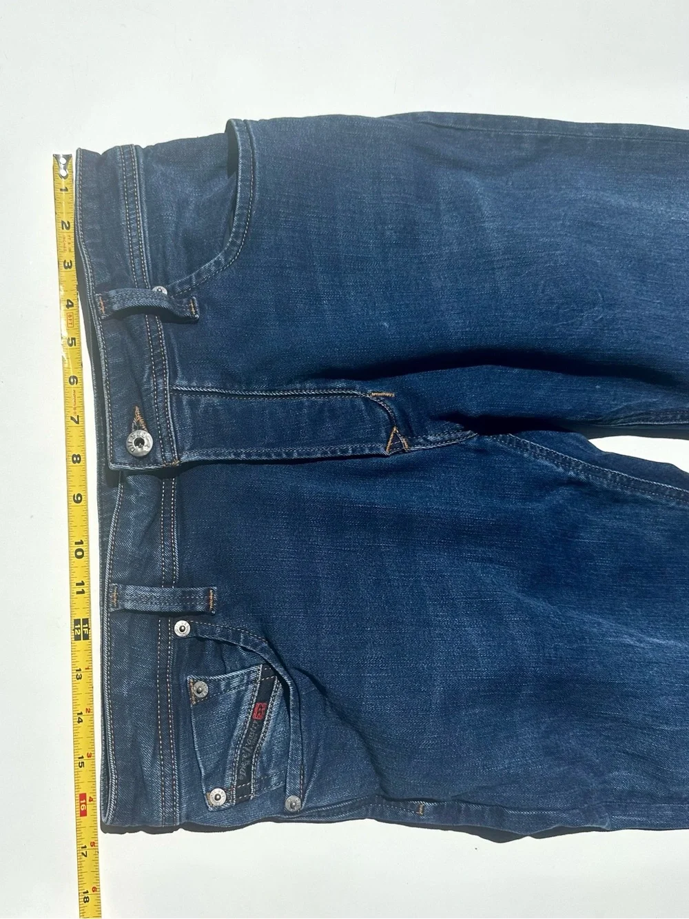 Diesel Larkee Men's Straight Stretch Jeans in Deep Blue Denim, W 31 L 30